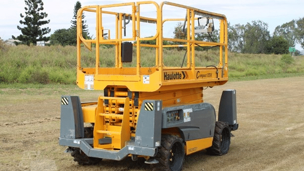 2014 Used Haulotte Compact 12DX Scissor Lifts