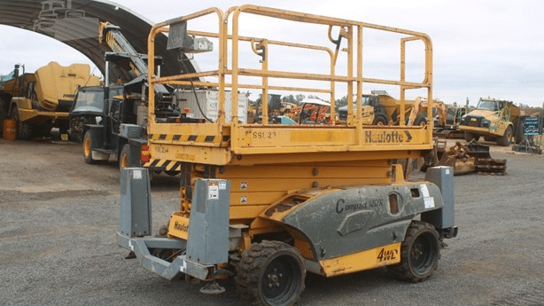 2014 Used Haulotte Compact 12DX Scissor Lifts