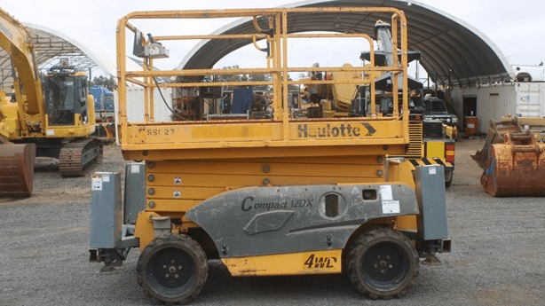 2014 Used Haulotte Compact 12DX Scissor Lifts