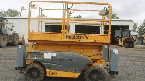 2014 Used Haulotte Compact 12DX Scissor Lifts