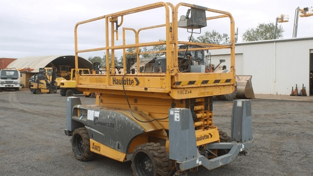 2014 Used Haulotte Compact 12DX Scissor Lifts