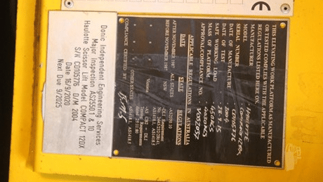 2004 Used Haulotte Compact 12DX Scissor Lifts