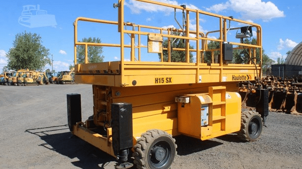 2014 Used Haulotte H15SDX Scissor Lifts