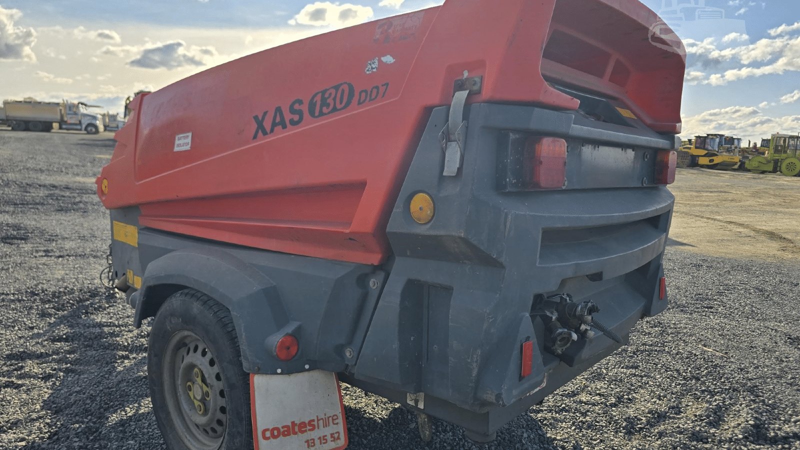 2010 Used Atlas Copco XAS130DD7 Air Compressors