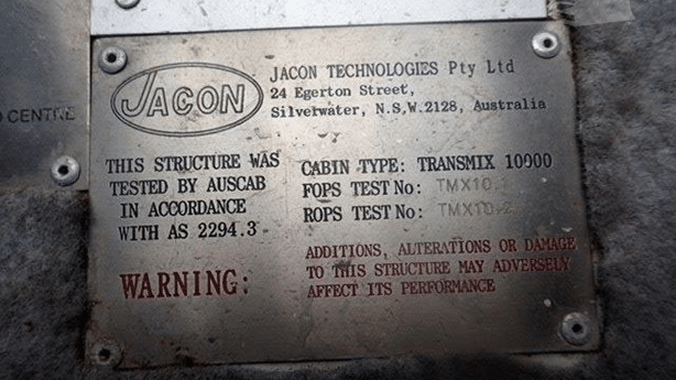 2012 Used JACON TRANSMIX 10000 Concrete Agitator