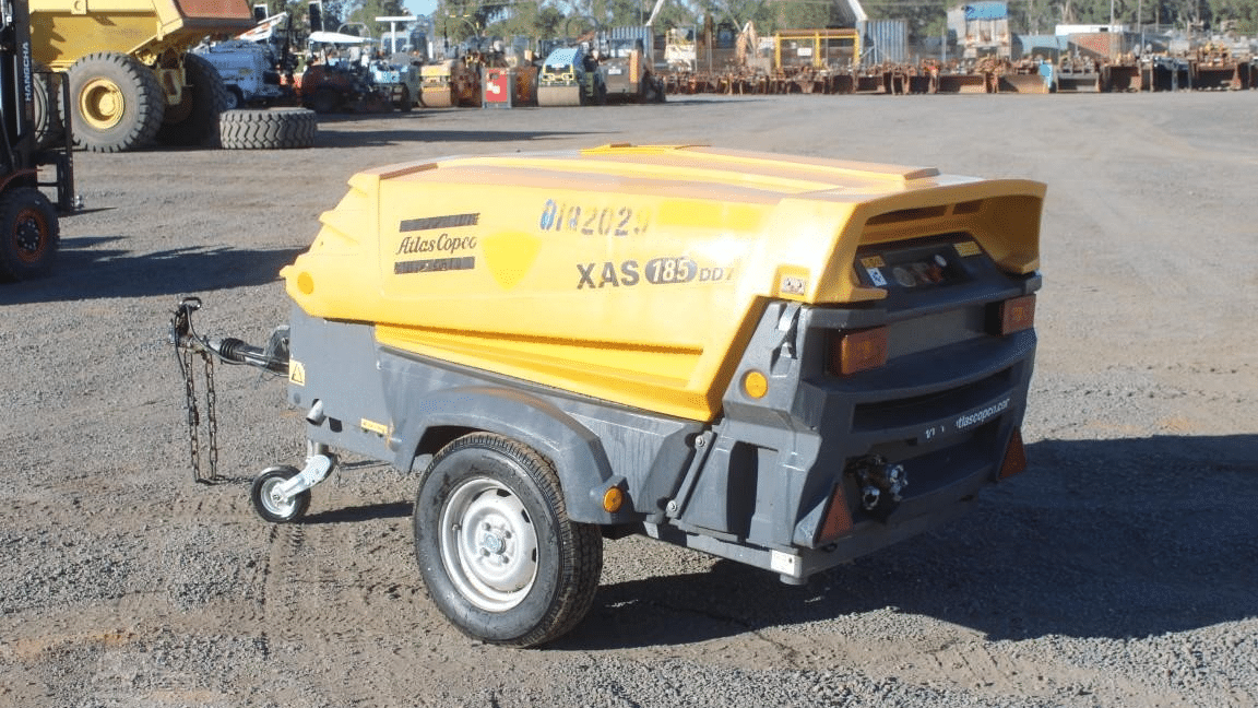 2015 Used Atlas Copco XAS185DD7 Air Compressors