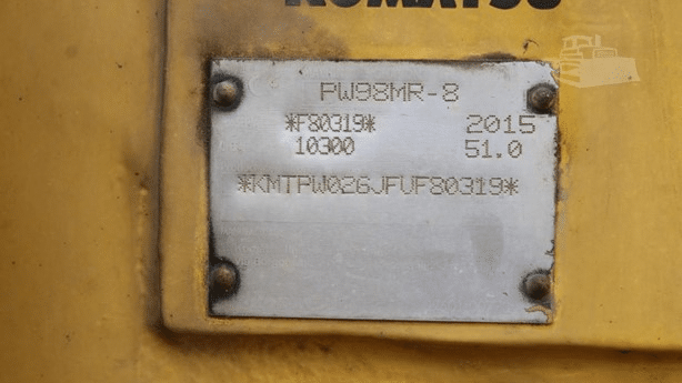 2015 Used Komatsu PW98MR-8 Excavators