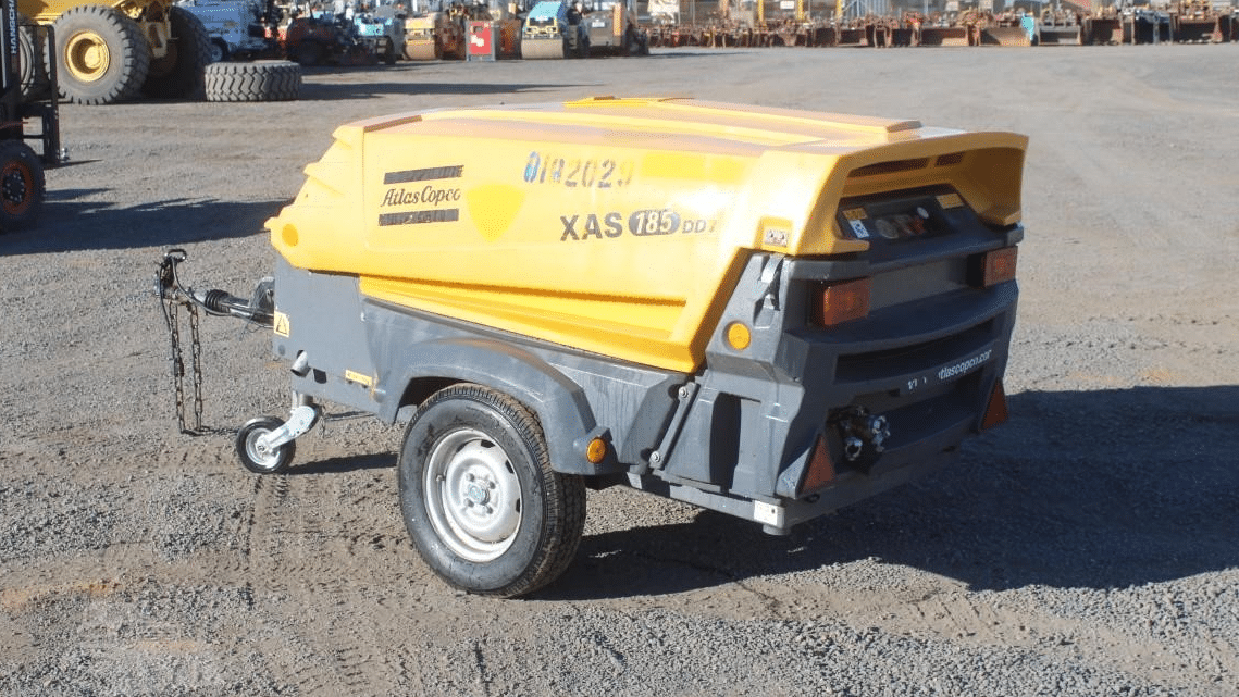 2014 Used Atlas Copco XAS185DD7 Air Compressors