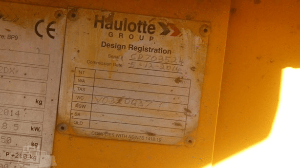 2014 Used Haulotte Compact 12DX Scissor Lifts
