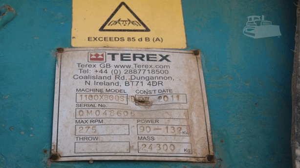 2011 Used Powerscreen PREMIERTRAK 1180 Jaw Crushers