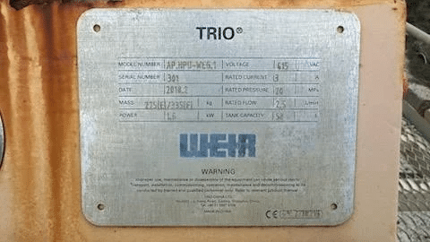2018 Used TRIO AP.HPU-WEG1 Impact Crushers