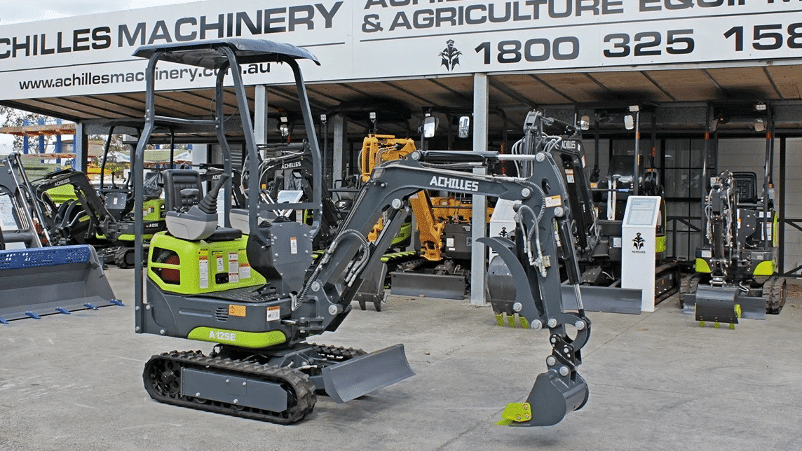 2025 New Achilles A12SE Mini Excavators