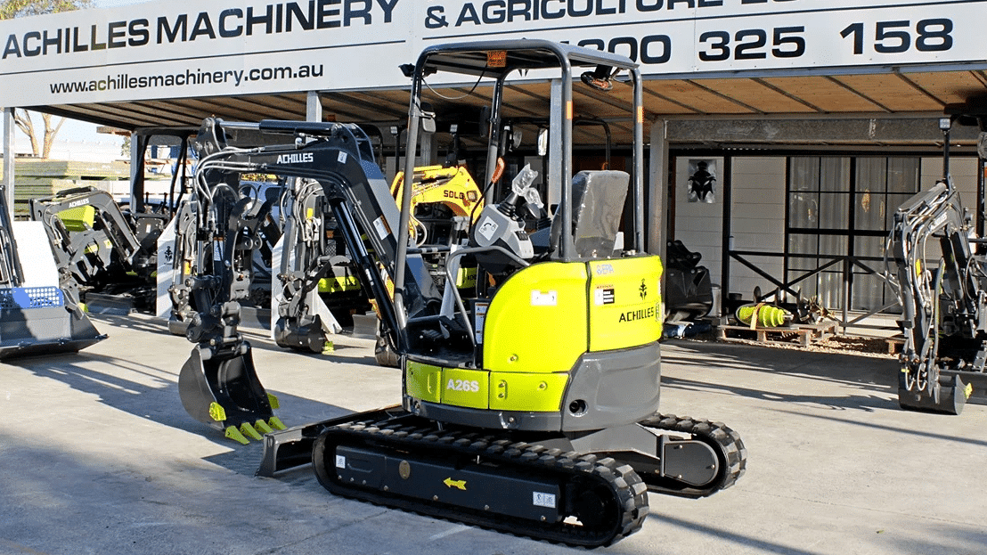 2025 New Achilles A26S Mini Excavator Excavators