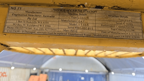 1993 Used Caterpillar IT18F Loaders