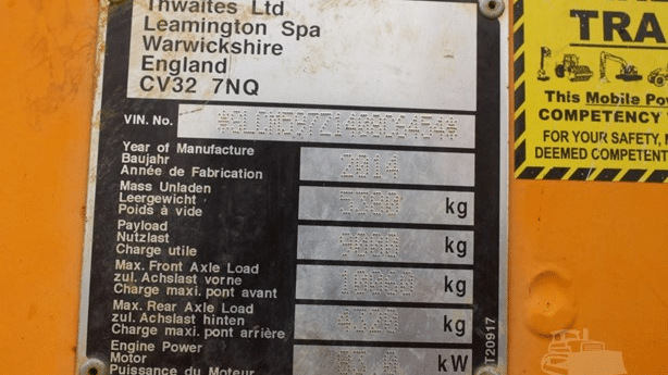 2014 Used THWAITES 9000 Dumpers