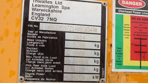 2014 Used THWAITES 9000 Dumpers