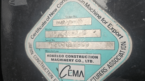 2020 Used Kobelco SK55SRX‑6 / SK55SRX‑7 (Cab / Canopy) Excavators