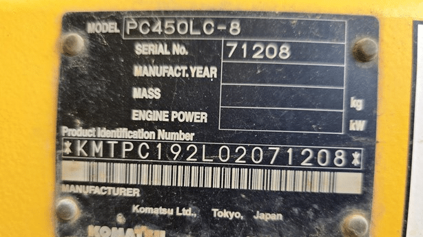 2013 Used Komatsu PC450 LC-8 Excavators
