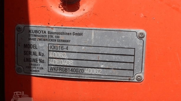 2014 Used Kubota KX016-4 Excavators