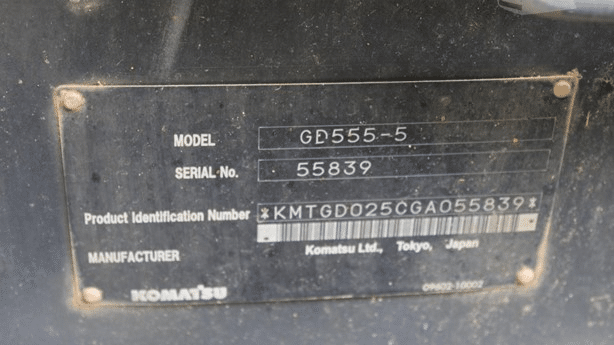 2016 Used Komatsu GD555-5 Graders