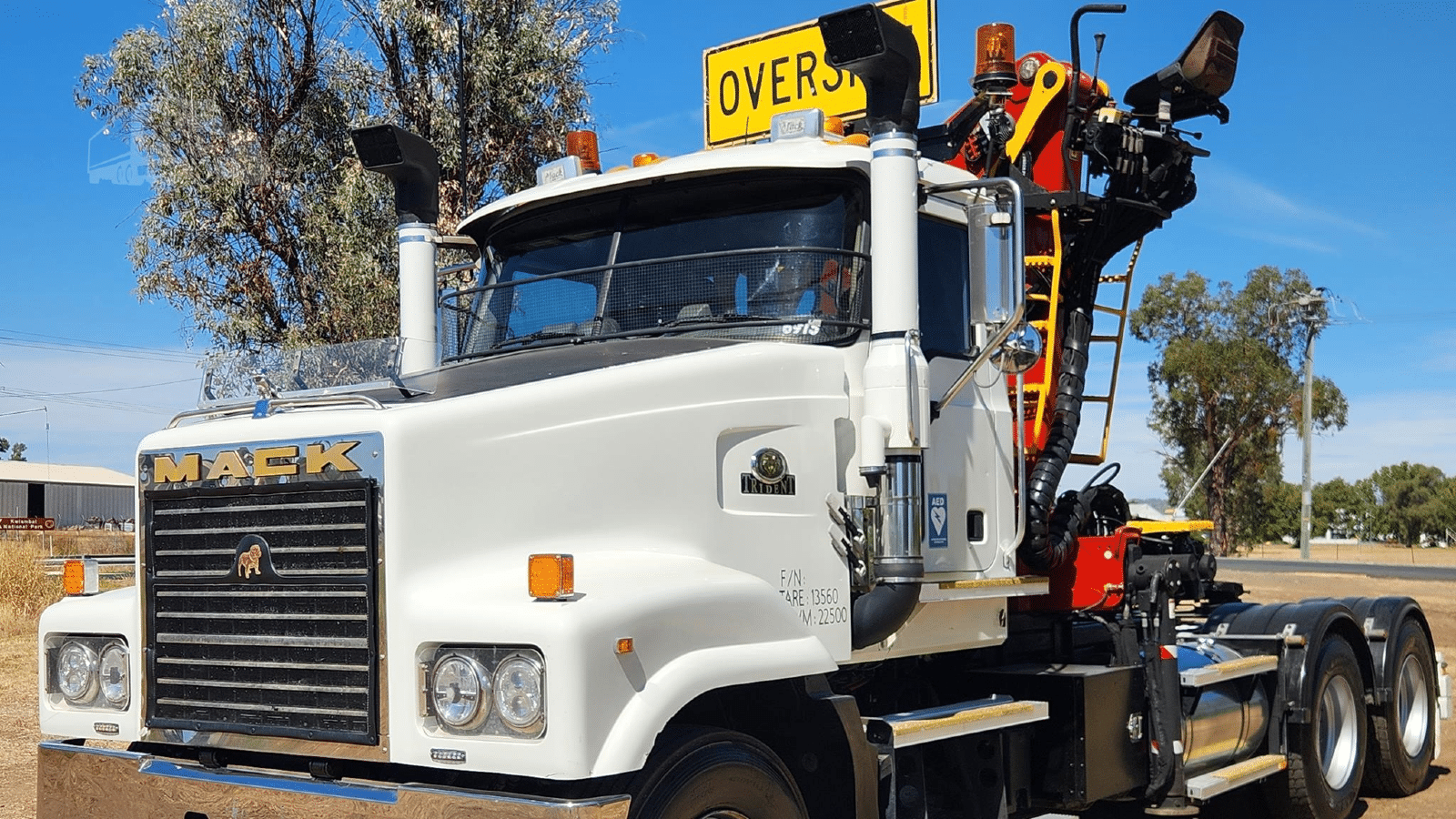 2007 Used Mack Trident Crane Truck