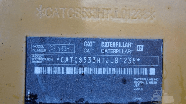 2010 Used Caterpillar CS-533E Roller Compactors