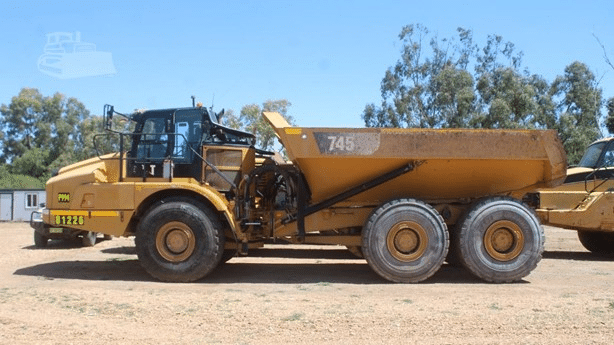 2018 Used Caterpillar 745 Dump Truck