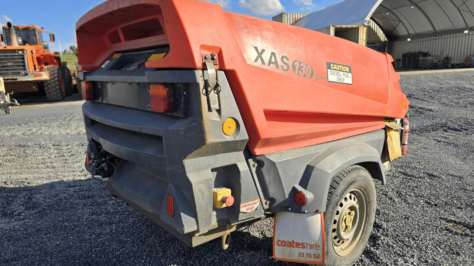 2010 Used Atlas Copco XAS130DD7 Air Compressors