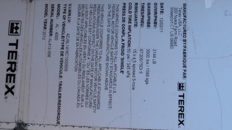 2012 Used Terex AL4000 Light Towers