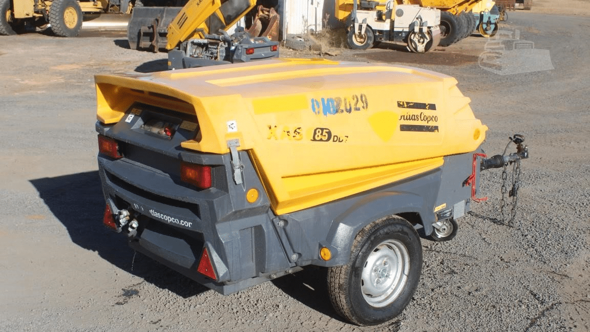 2014 Used Atlas Copco XAS185DD7 Air Compressors