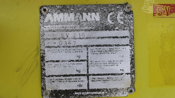 2005 Used Ammann SV216 Roller Compactors