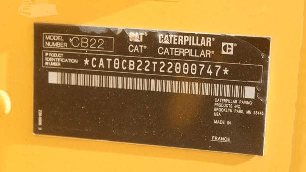 2011 Used Caterpillar CB22 Roller Compactors