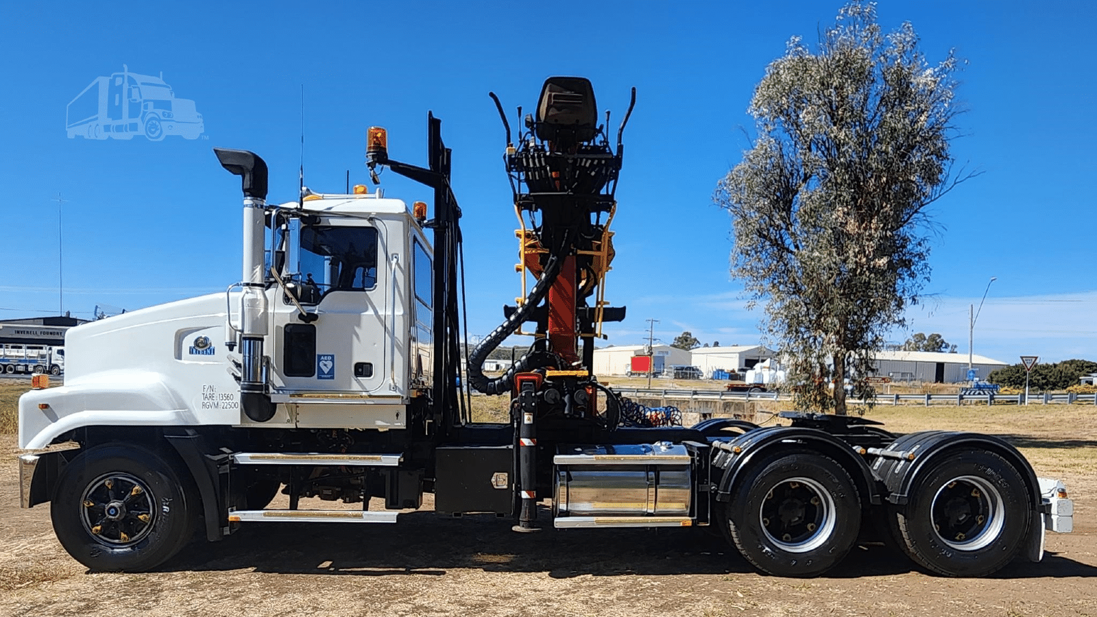 2007 Used Mack Trident Crane Truck
