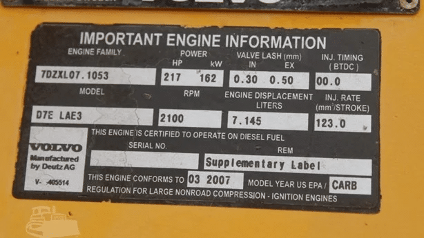 2007 Used Volvo L120E Loaders