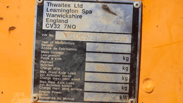 2013 Used THWAITES 9000 Dumpers