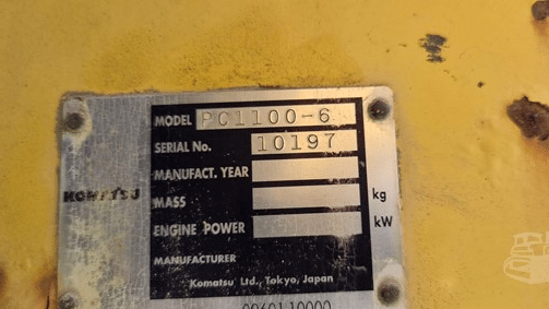 2000 Used Komatsu PC1100-6 Excavators