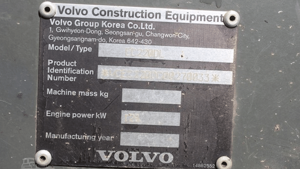 2013 Used Volvo EC220DL Excavators