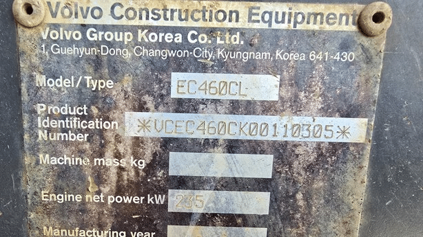 2008 Used Volvo EC460CL Excavators