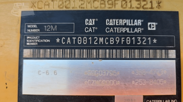 2011 Used Caterpillar 12M Graders