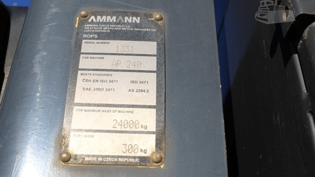 2012 Used Ammann AP 240 Roller Compactors