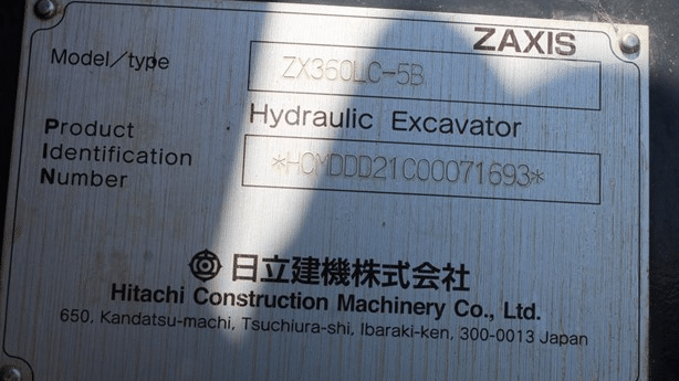 2016 Used Hitachi ZX360 LC-5B Excavators