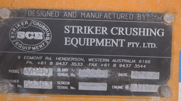 2005 Used Striker CM400 Cone Crushers