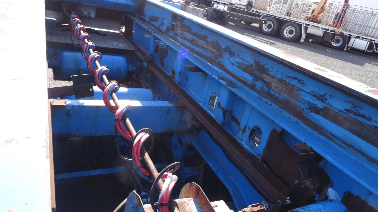 1993 Used Barker Skeletal Trailer