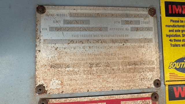 2013 Used Southern Cross Curtainsider