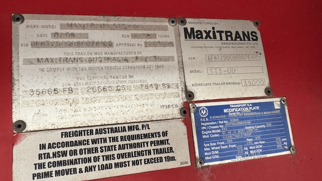 2008 Used Maxitrans Flat Top