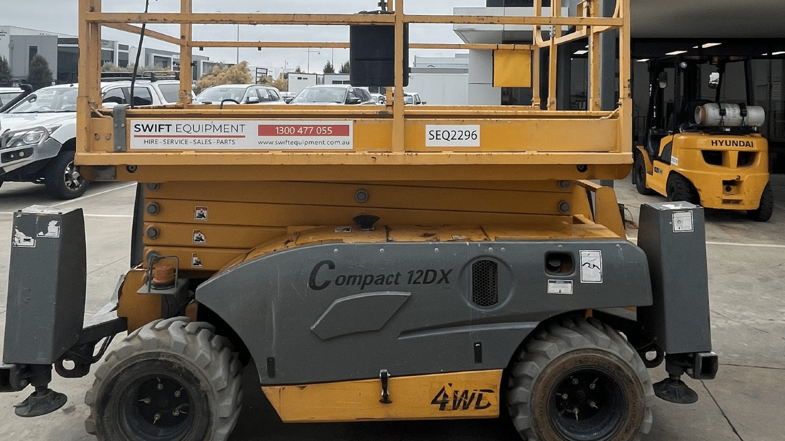 2016 Used Haulotte Compact 12DX Scissor Lifts