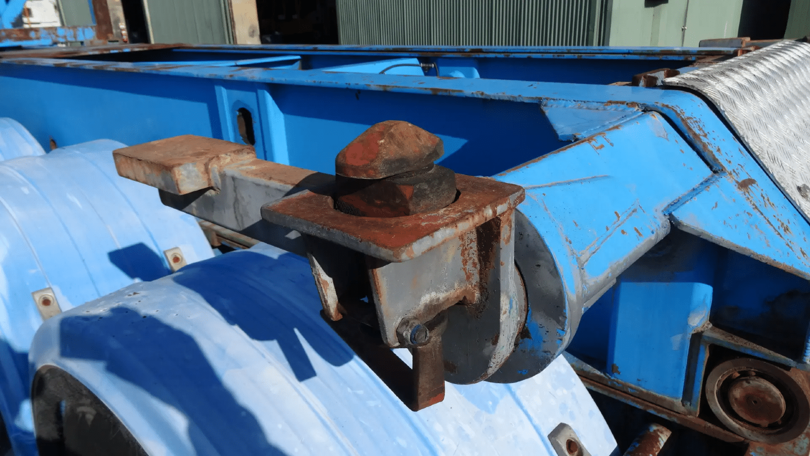 1993 Used Barker Skeletal Trailer