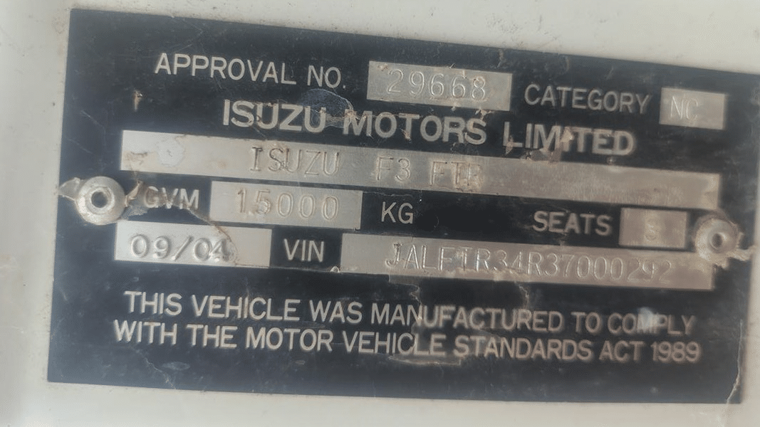 2004 Used Isuzu F-Series Tipper