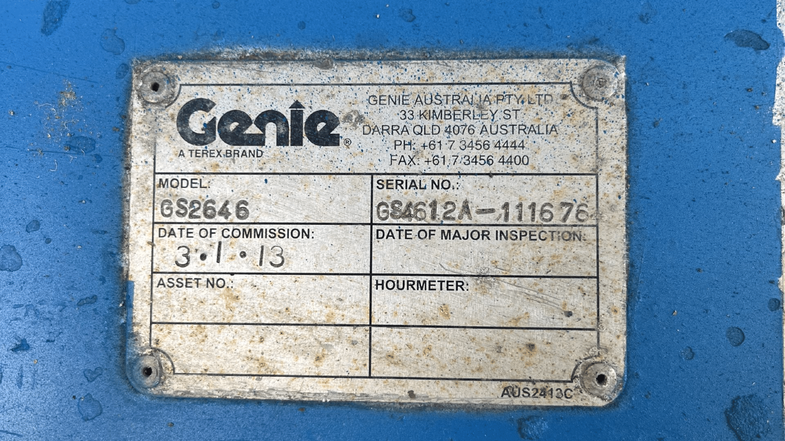 2012 Used Genie GS-2646 Scissor Lifts