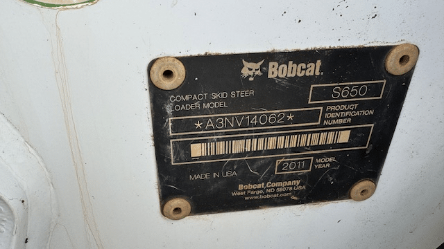 2011 Used Bobcat S650 Skid Steers